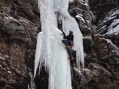 Ice climbing