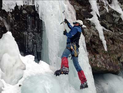 Ice climbing